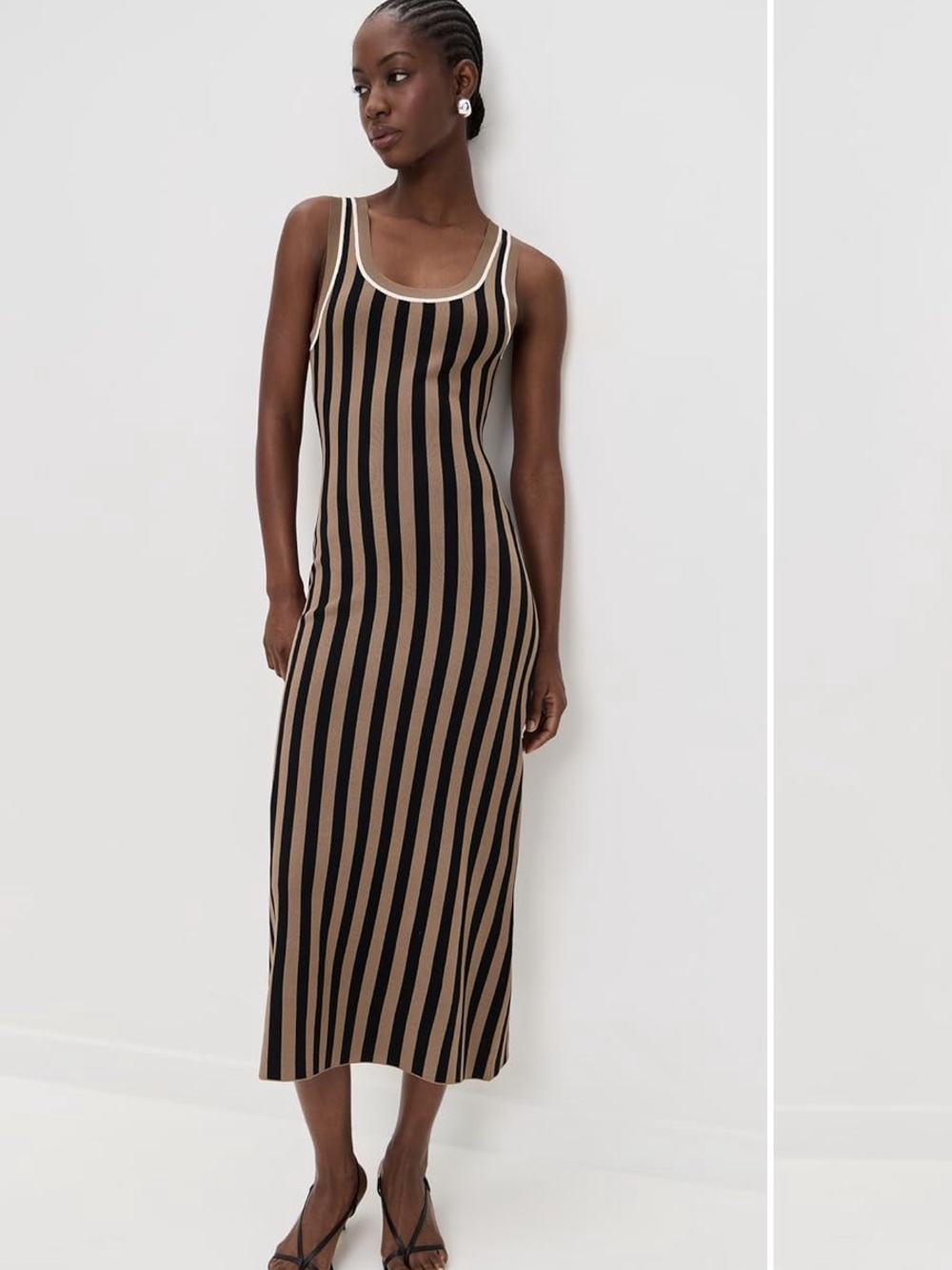 Le Bop Striped Jacquard Dress - NWOT - M